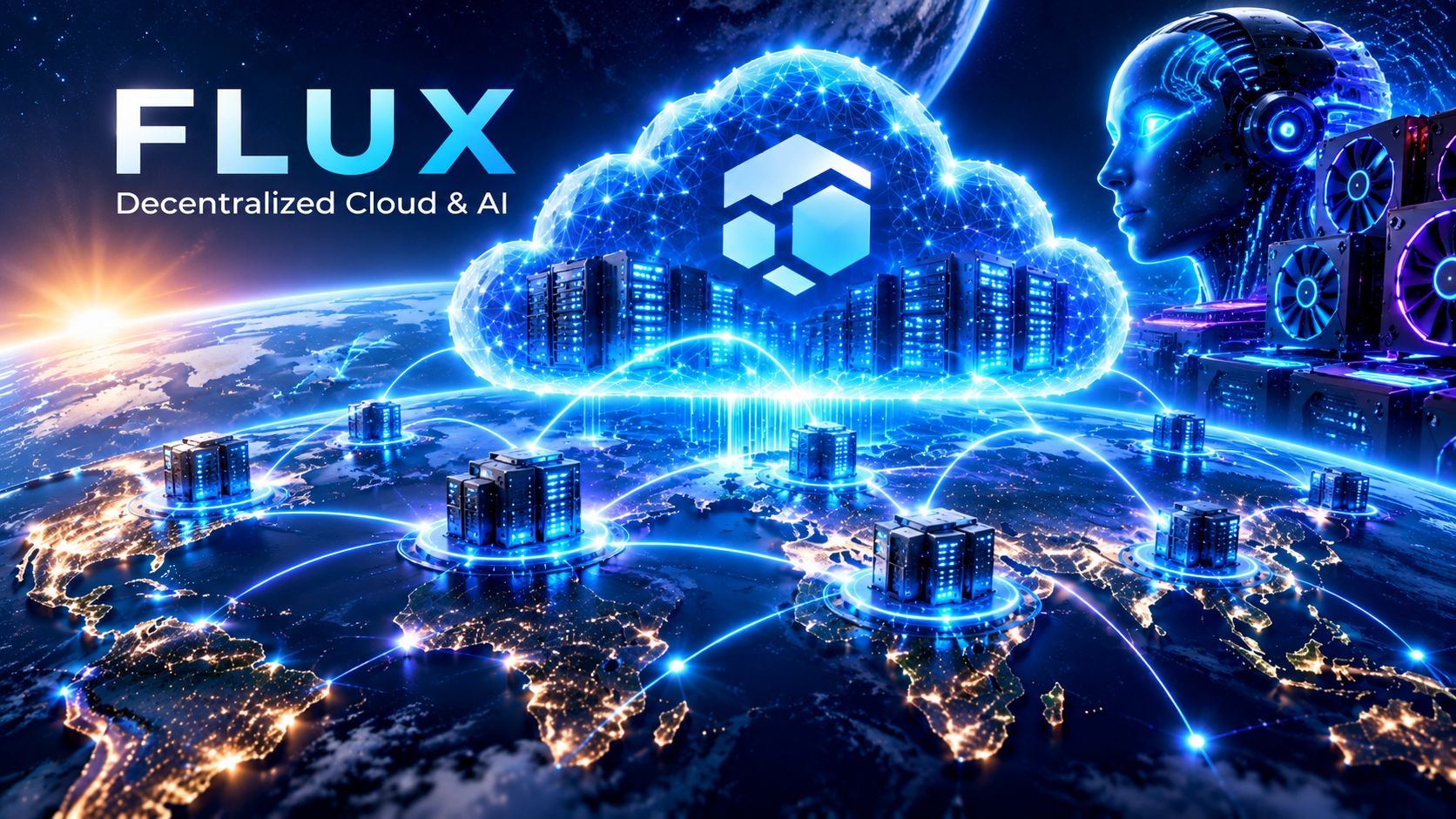 FLUX decentralized cloud computing network
