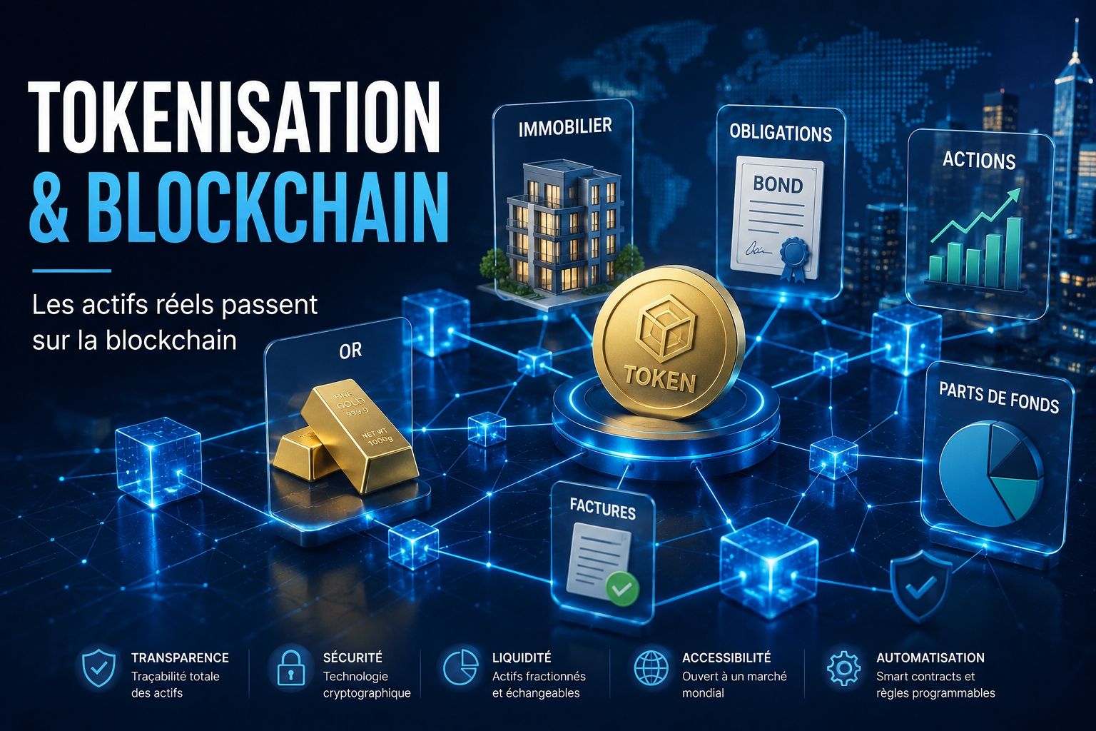 Utilité de la blockchain : les actifs réels passent sur la blockchain