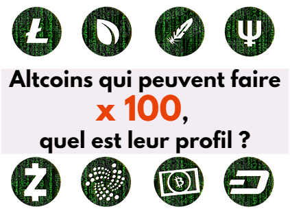 Altcoins qui peuvent faire x 100