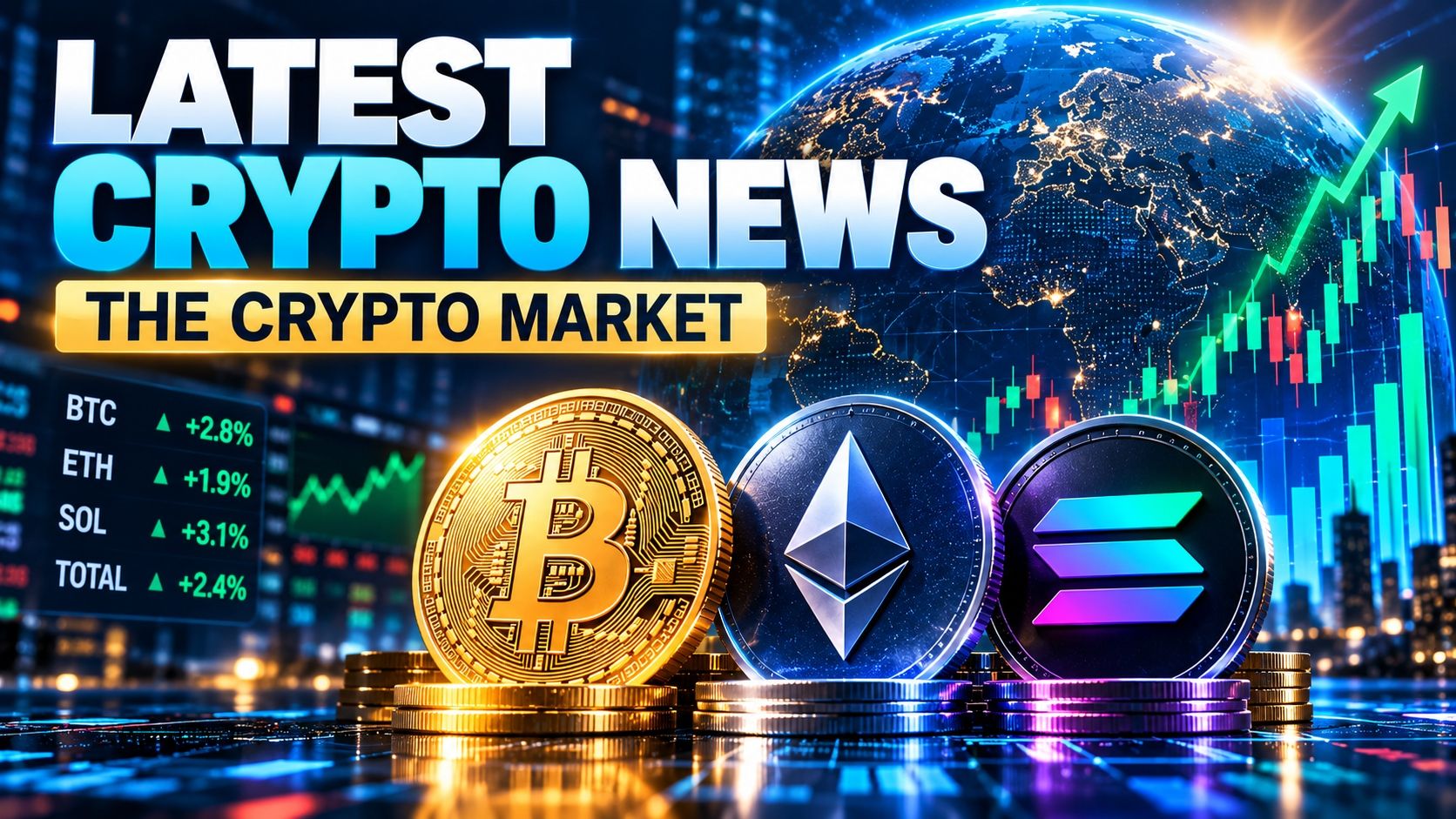 Cryptocurrency market coverage: Bitcoin, Ethereum, investment funds and blockchain regulation