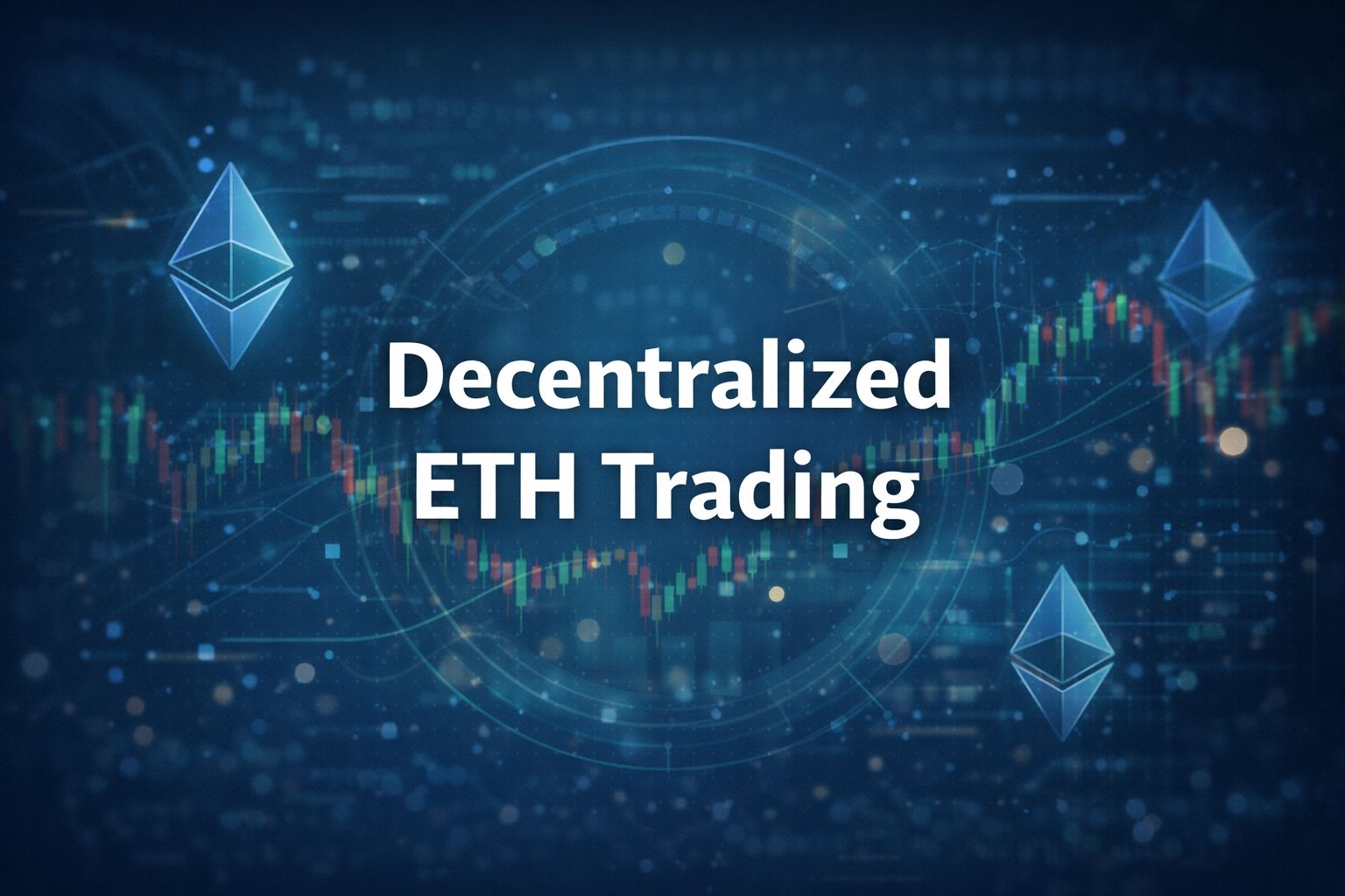 Decentralized Ethereum (ETH) trading overview DeFi concept