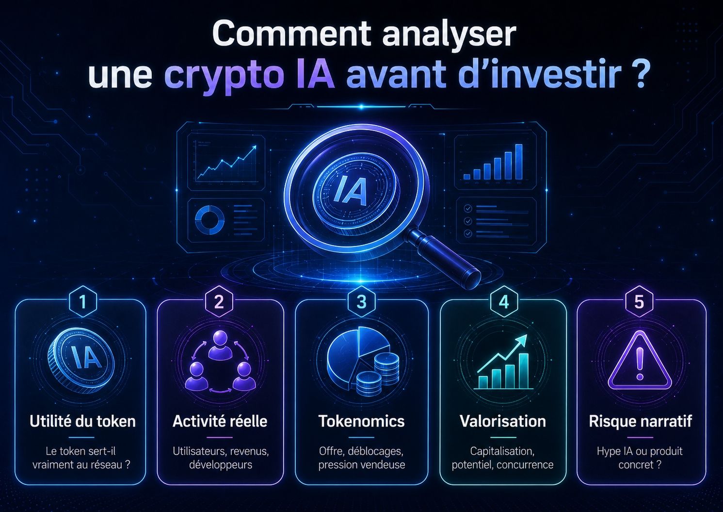 comment analyser une crypto IA avant d'investir ?
