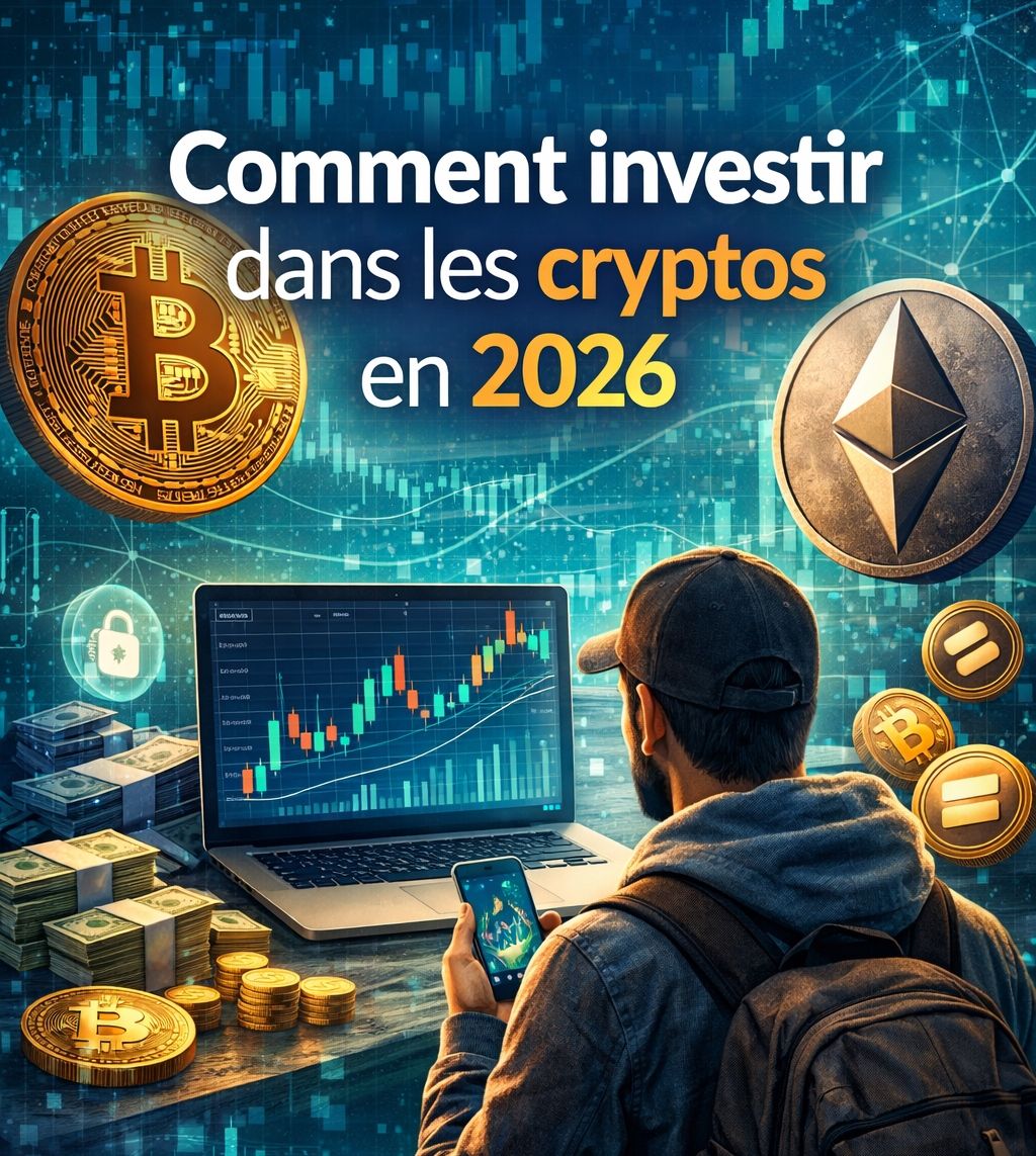 Comment investir dans les cryptos en 2026 : guide complet pour débutants