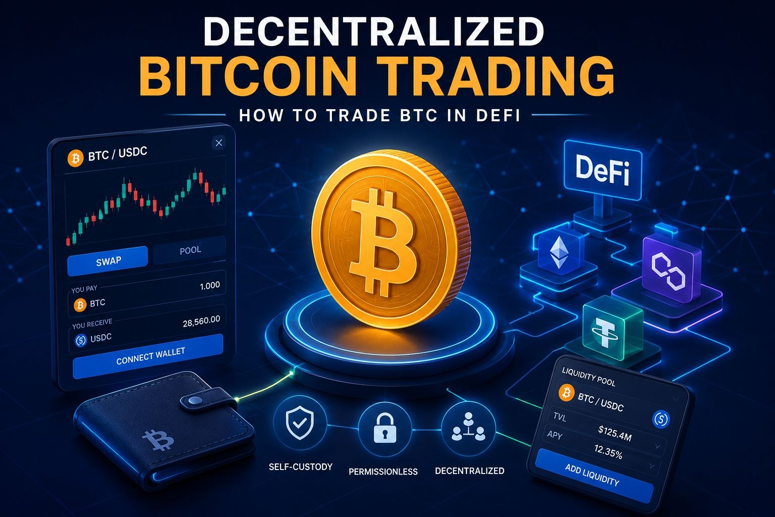 Decentralized Bitcoin trading