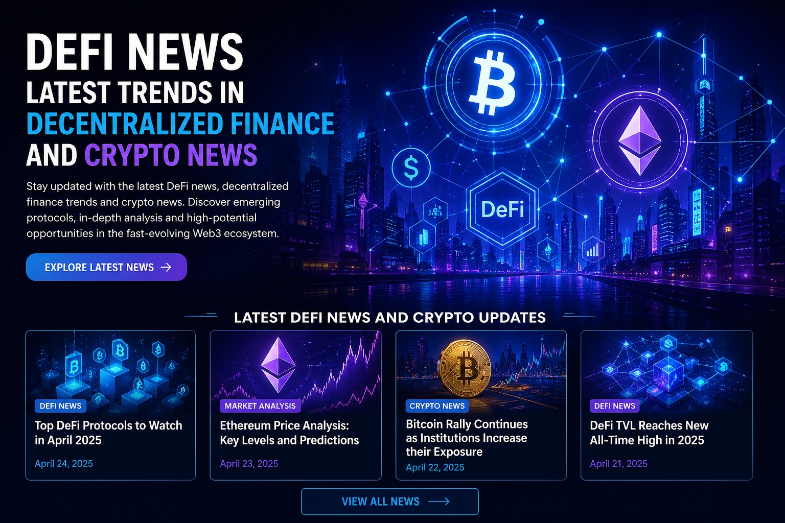 DeFi News and Crypto News