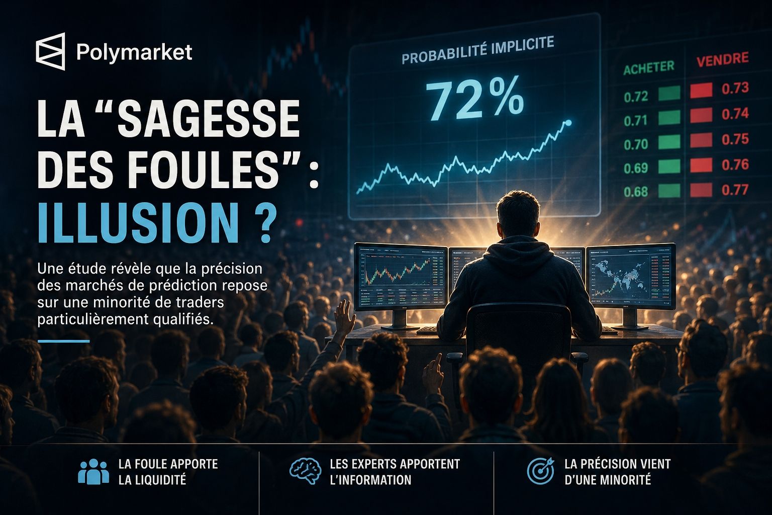 Polymarket : la “sagesse des foules” est-elle une illusion ?