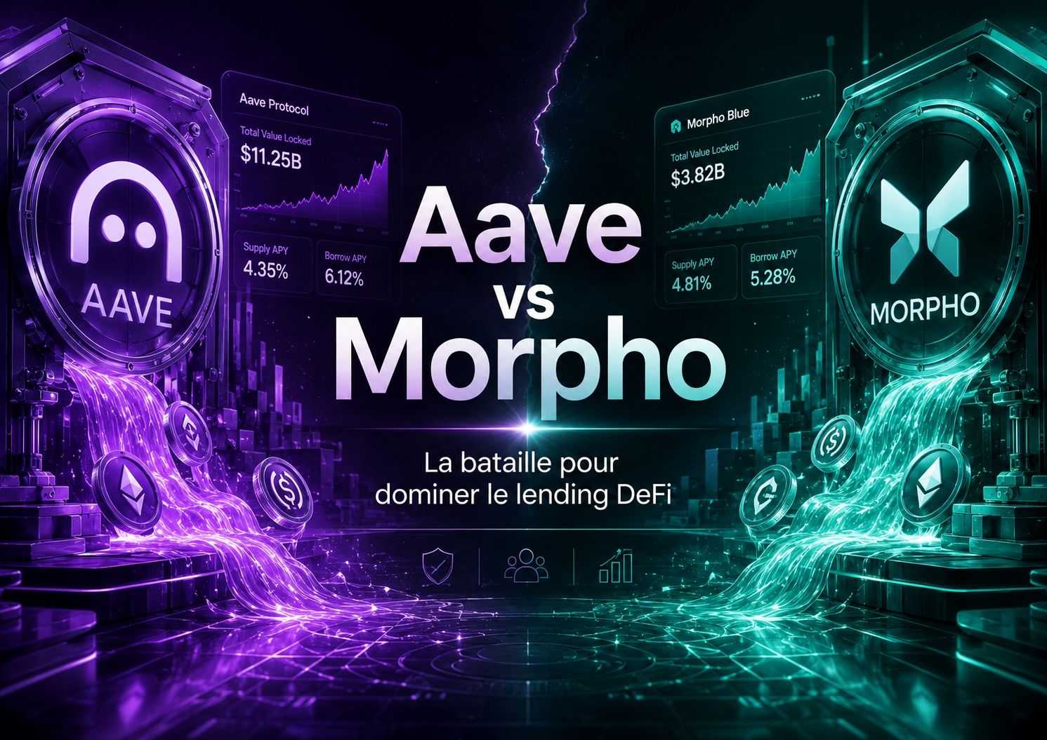 Aave vs Morpho : la bataille pour dominer le lending DeFi