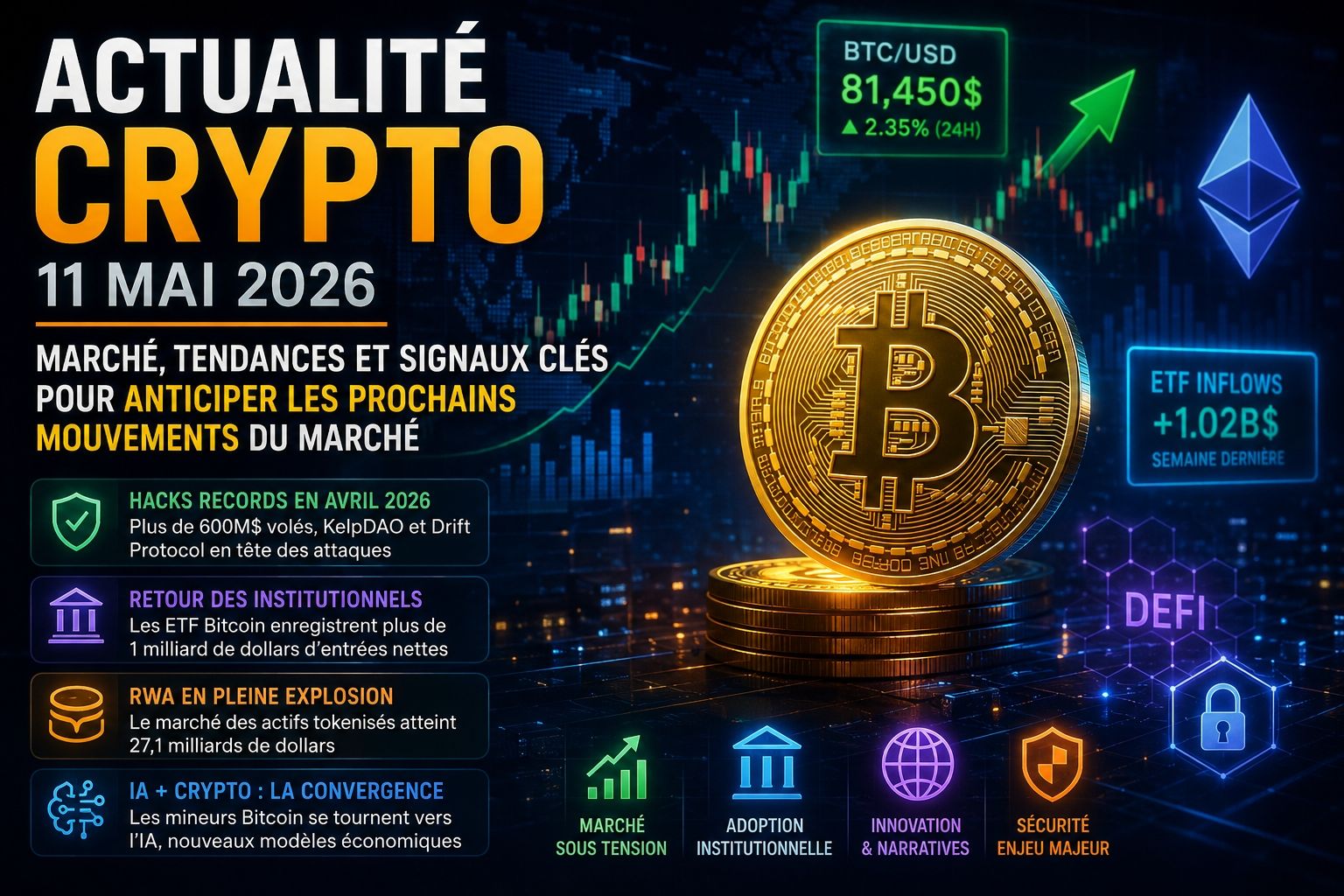 actualité crypto du mois de mai