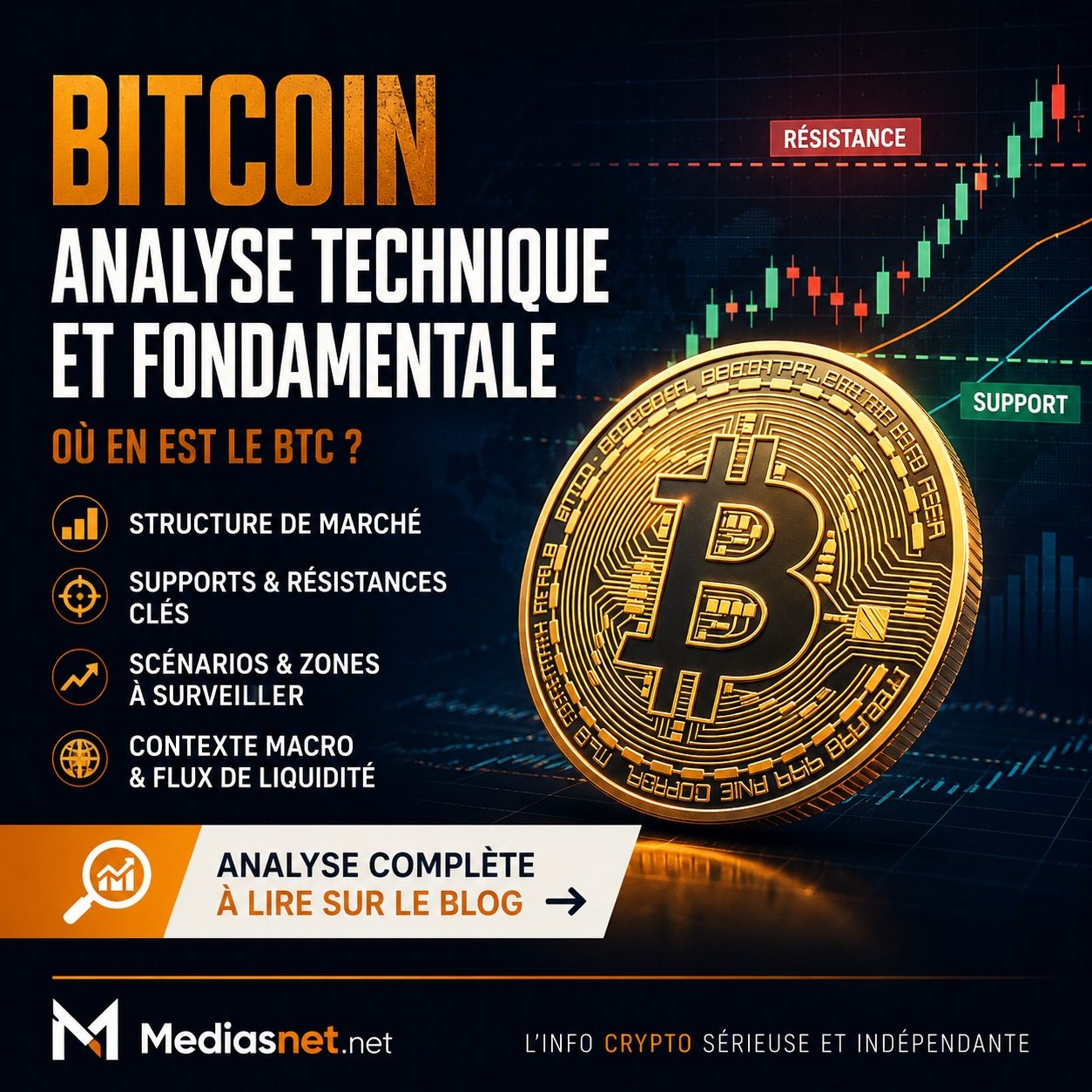 Analyse technique et fondamentale du Bitcoin