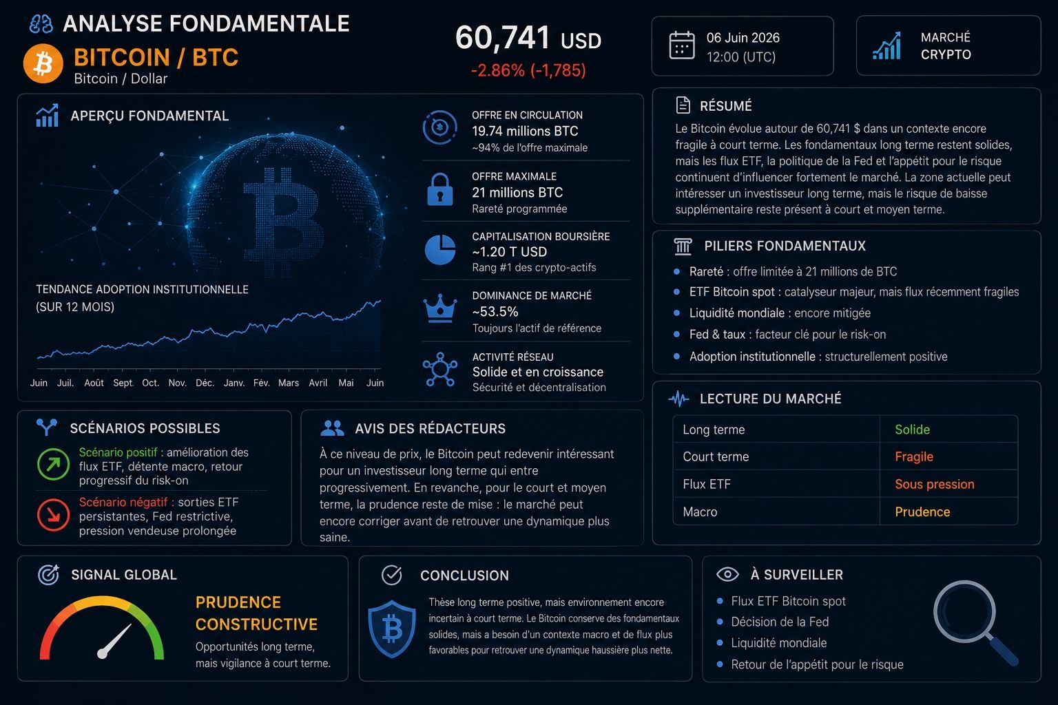Analyse fondamentale du Bitcoin