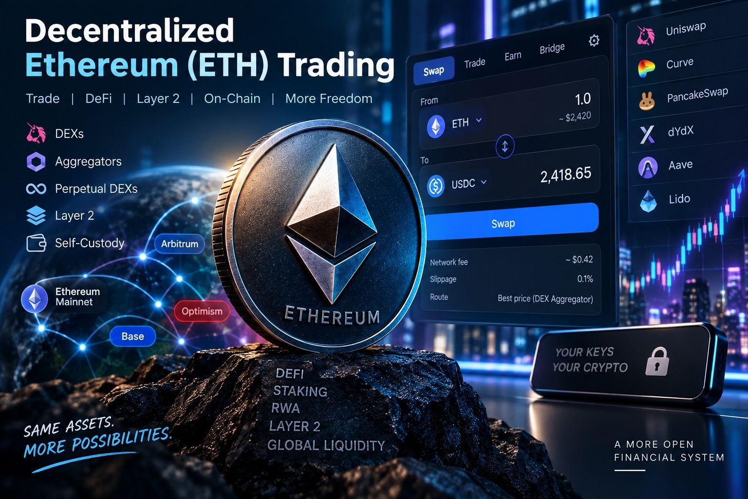 decentralized Ethereum (ETH) trading