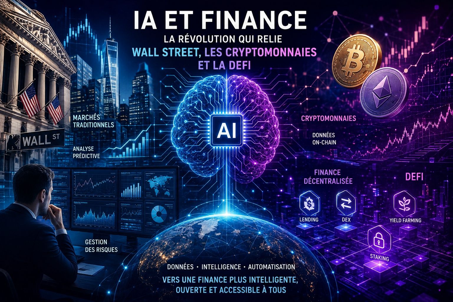 IA et finance : quel impact sur la DeFi et les cryptos ?