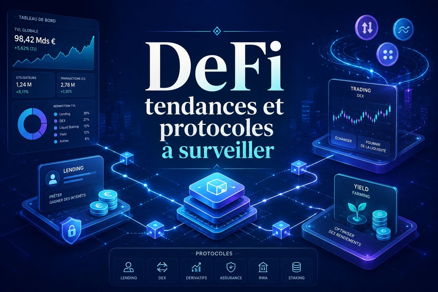 tendances DeFi et finance décentralisée
