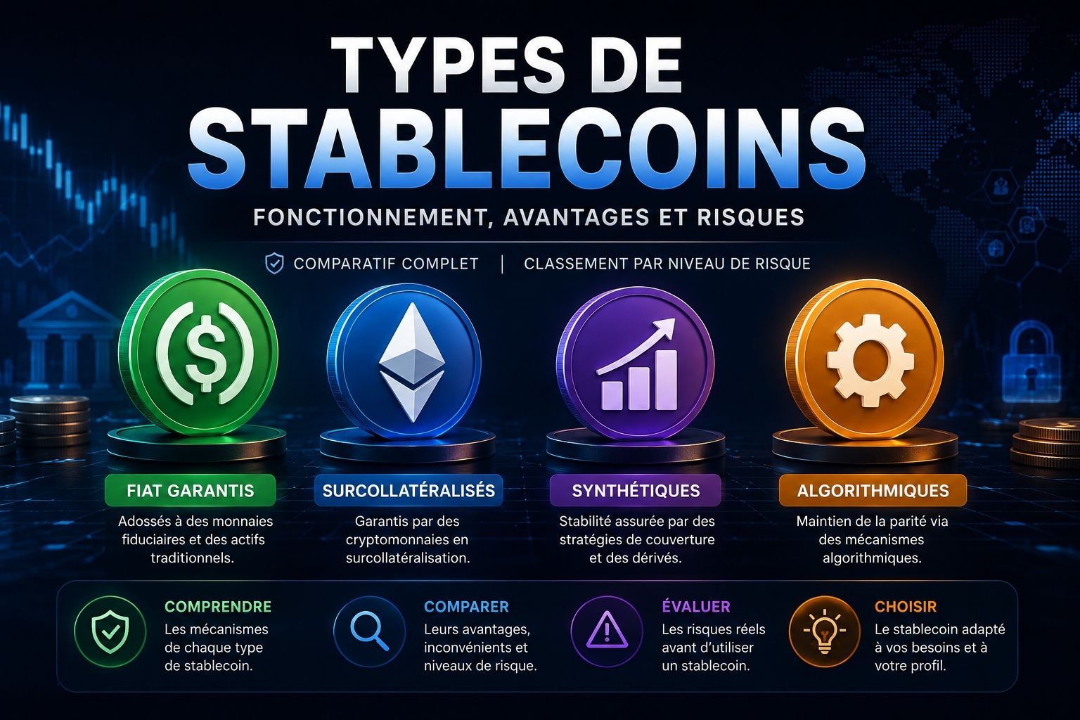 Types de stablecoins