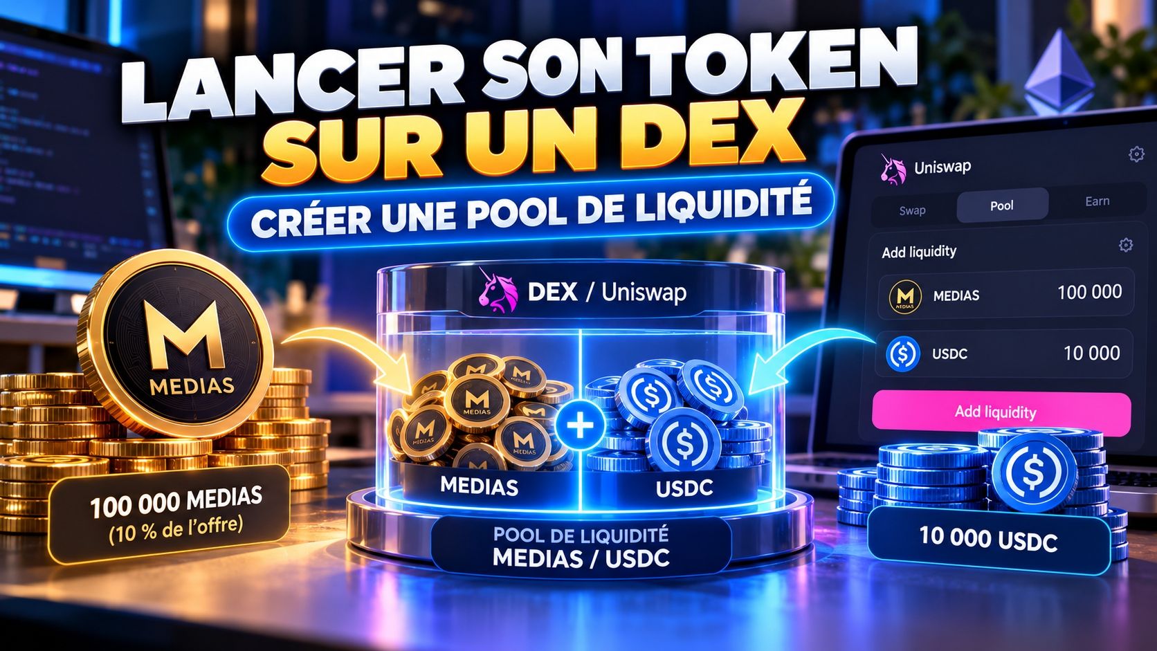 lancer son token sur un DEX